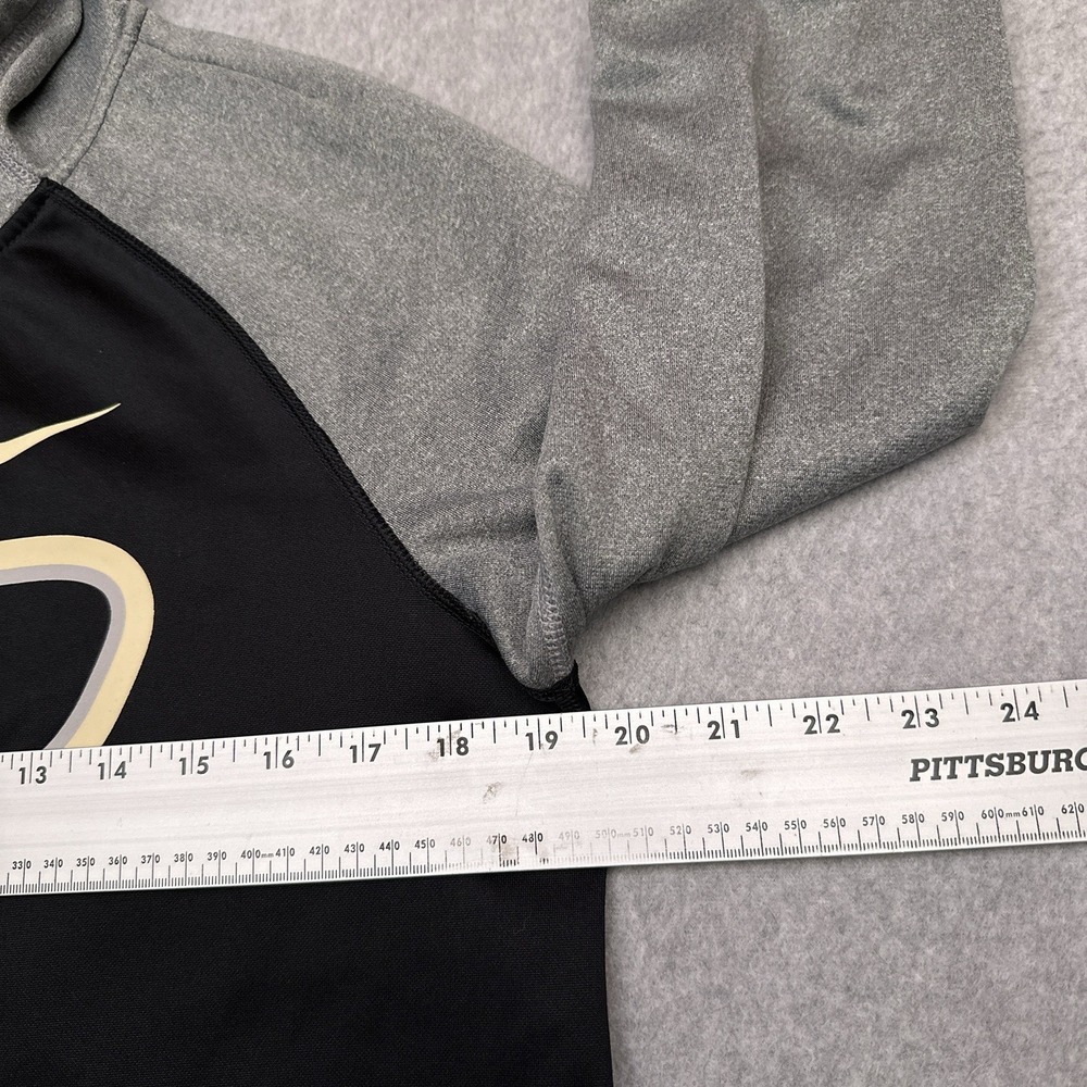 Nike Hoodie Purdue Boilermakers Women's Medium Therma-Fit Fleece Pullover NCAA‎ - Picture 5 of 8